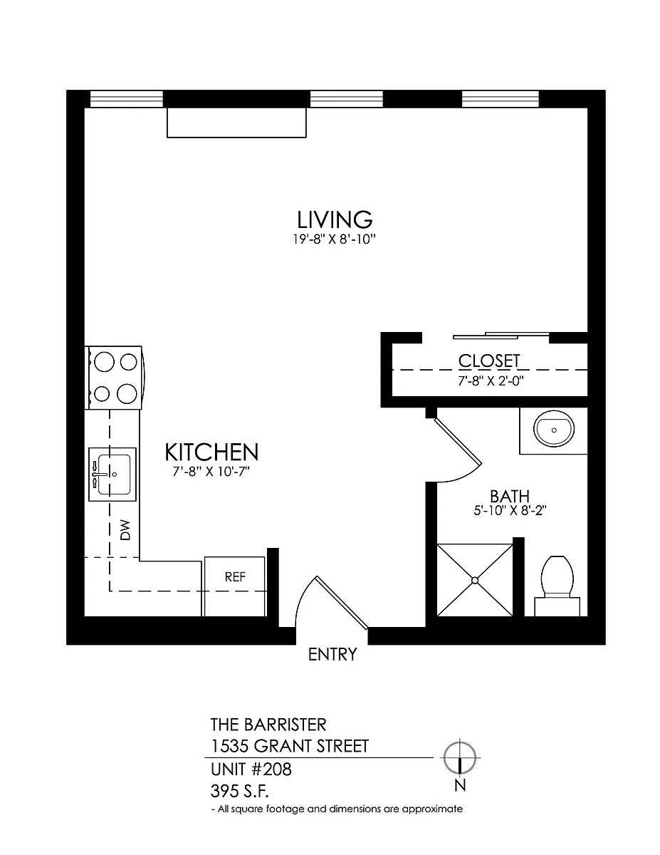 Floor plan Studio
