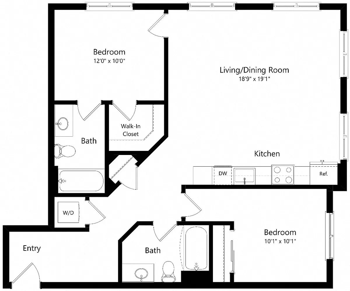 Floor plan B20D