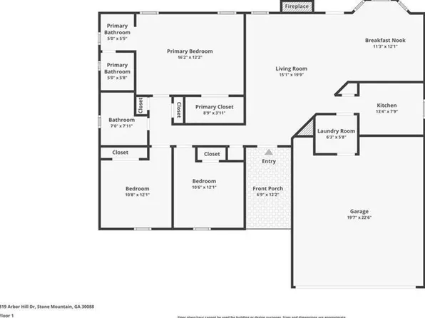 819 Arbor Hill Dr, Stone Mountain, GA 30088
