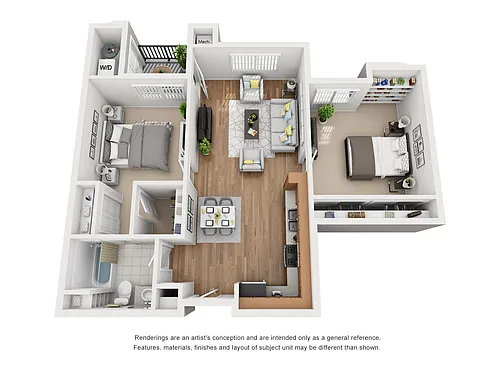 Floor plan 2x1 Charleston