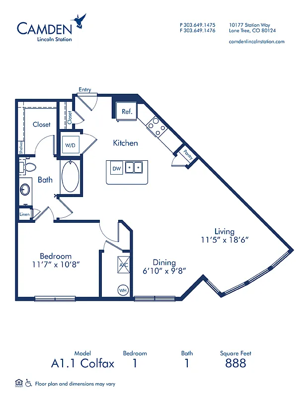 Floor plan Colfax