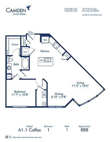 Floor plan Colfax