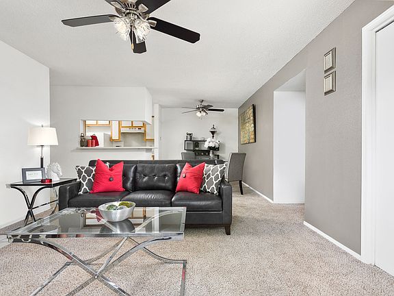 Spacious Living Room View - The Augusta Apartments