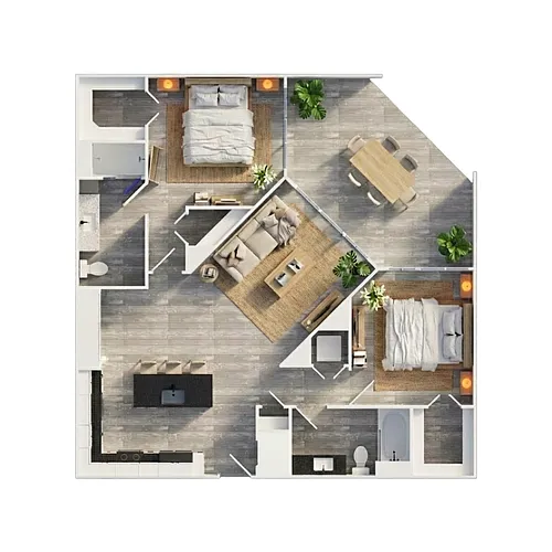 Floor plan B2
