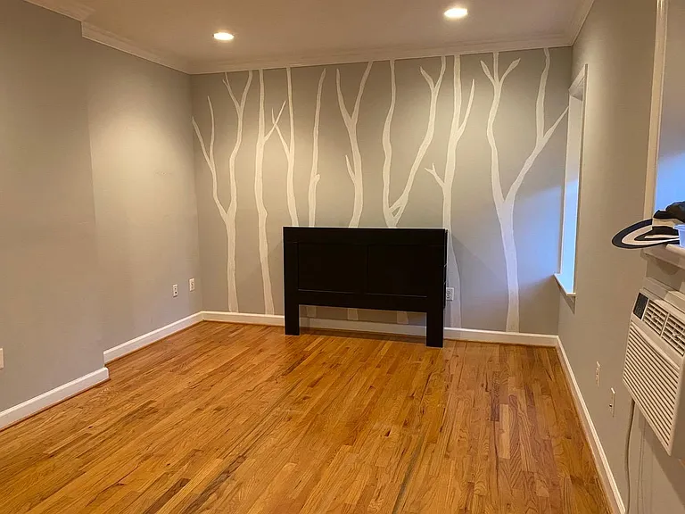 Bedroom viewed from walk-in closet