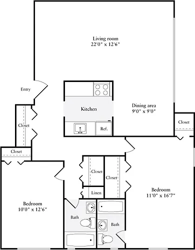 Floor plan 1100