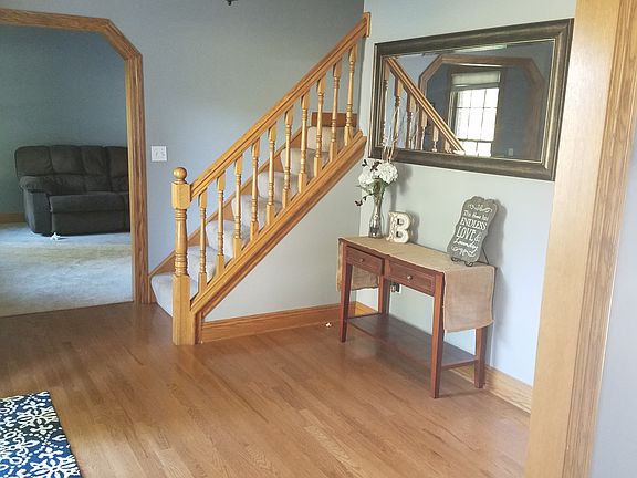 Real hard wood foyer
