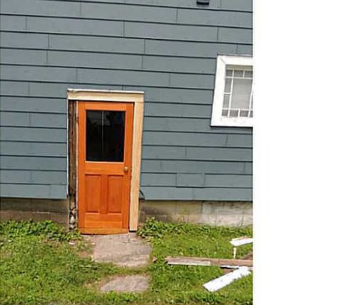 New basement entrance