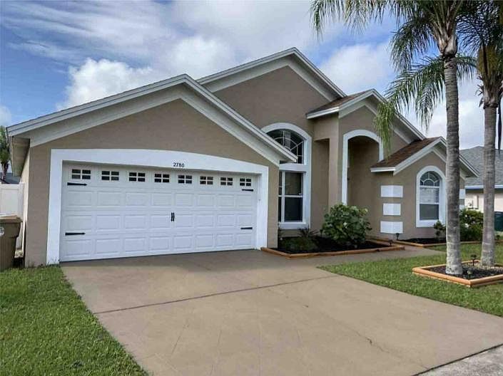 Front of House - Automatic Garage Door