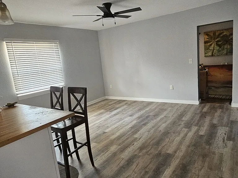 Apt B open concept living room