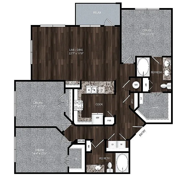 Floor plan C1