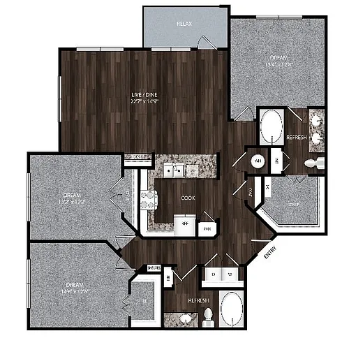 Floor plan C1
