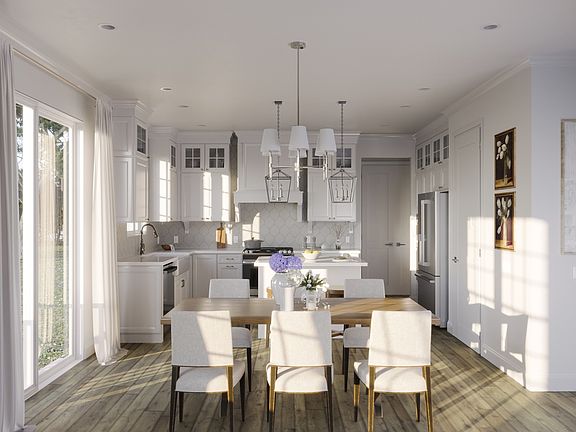 Dining area near kitchen