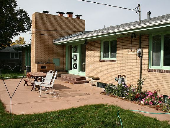 Porch in back yard