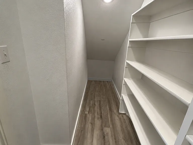 Inside the walk in pantry