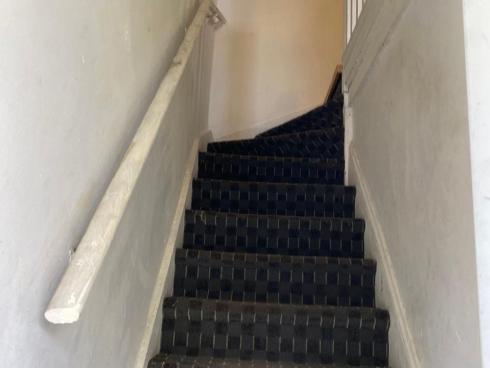 Stairway leading to unit