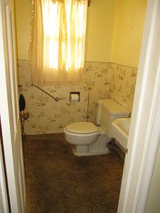 Main floor half bath
