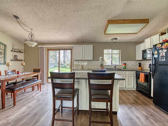 View of open concept dining and kitchen