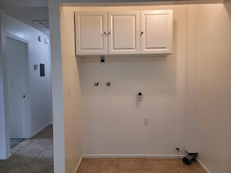 Connections for Washer and Dryer