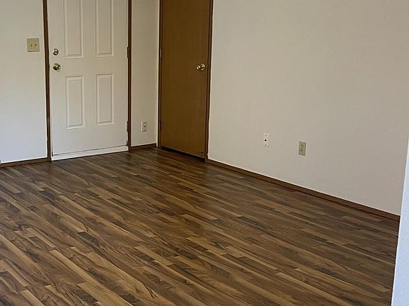 Entry door, storage closet