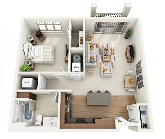 Floor plan 1C