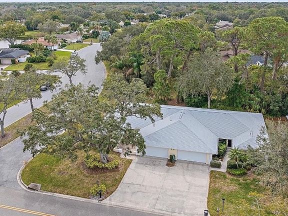 Villa from bird's eye view