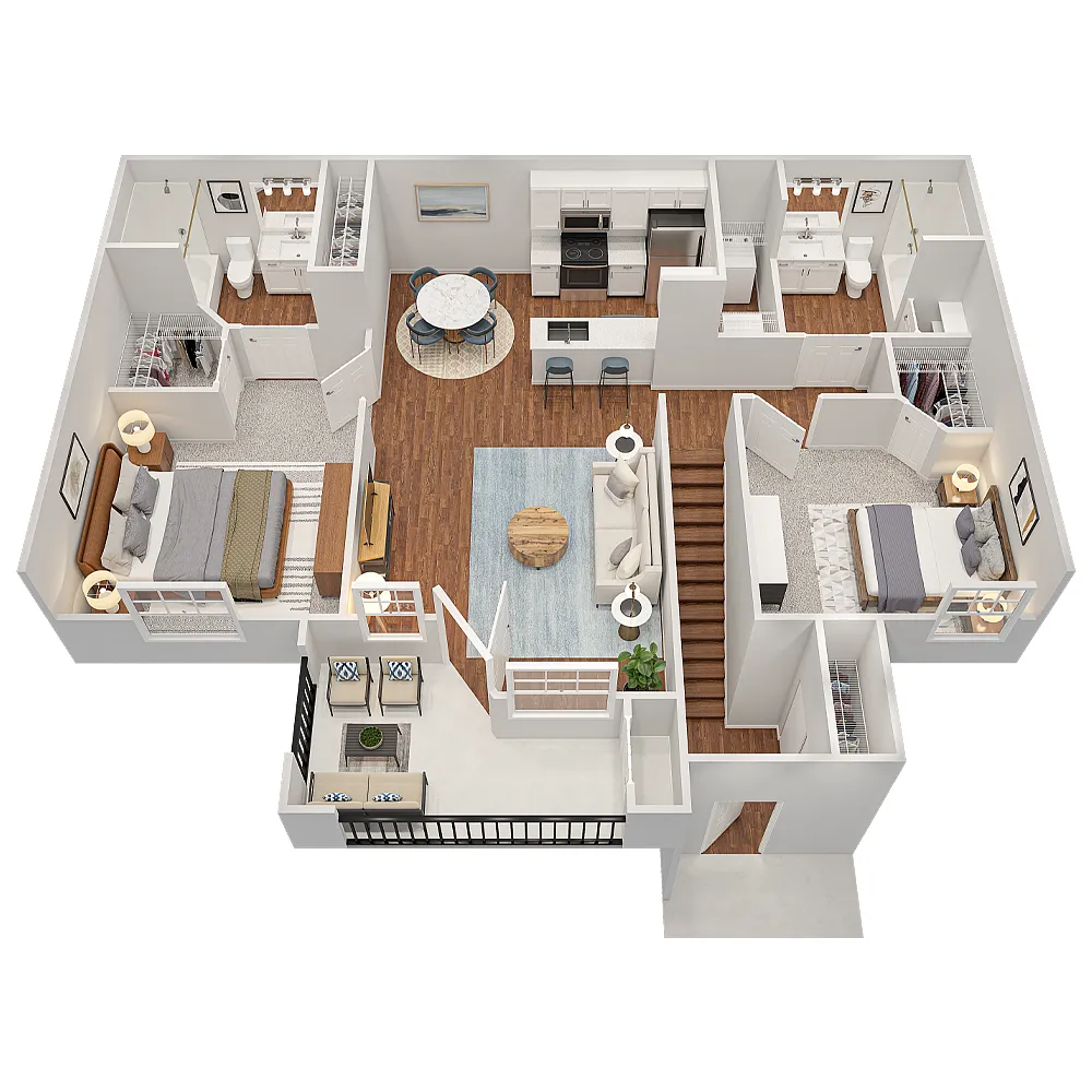 Floor plan The Palisade (Upper)