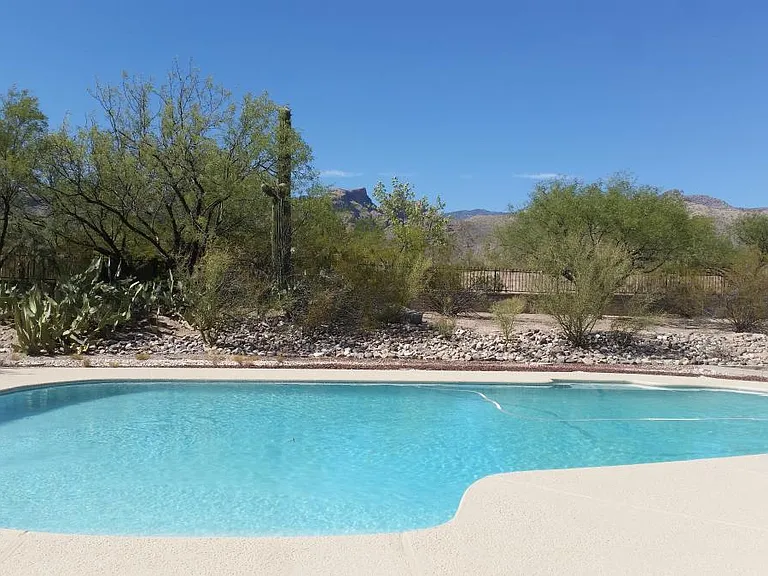 Swimming pool overlooking at Mt. Lemmon