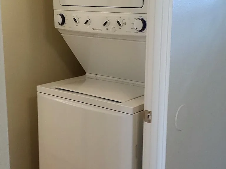Convenient in-home washer/dryer.