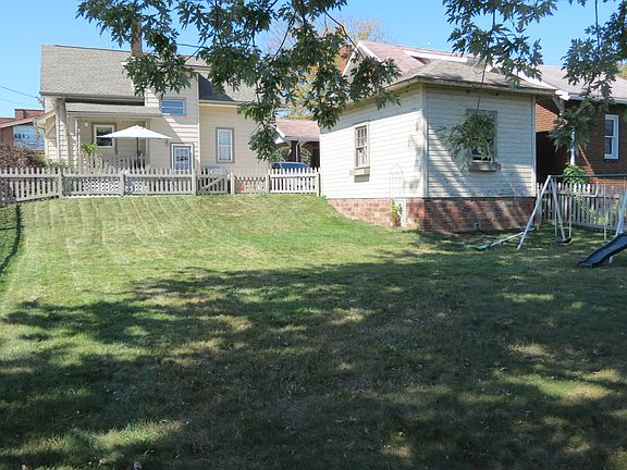 Large fenced in yard
