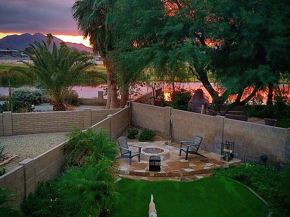 Sunrise view from deck