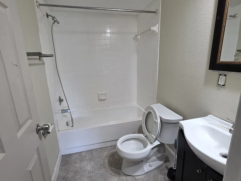 Bathroom with tub