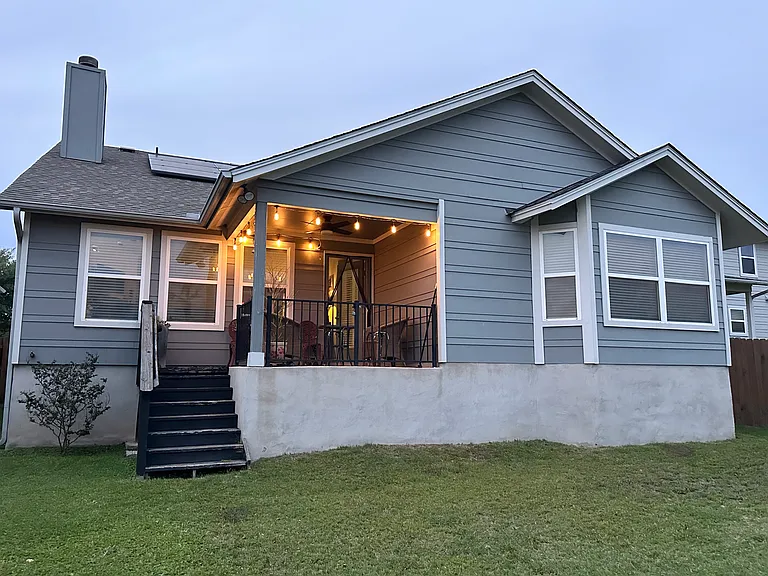 Back of home