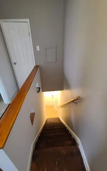 First to second story stairway