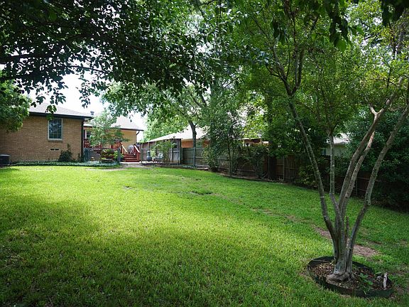 Back yard view from below