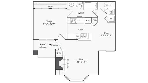Floor plan Apex