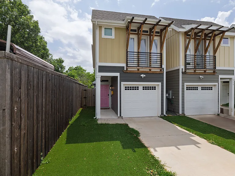 View of the outside of the unit and neighborhood.
