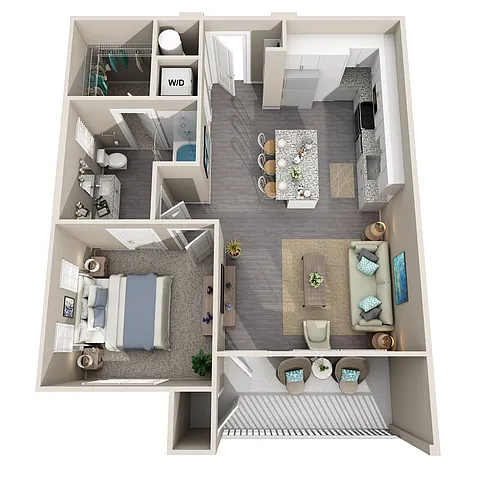 Floor plan A1B