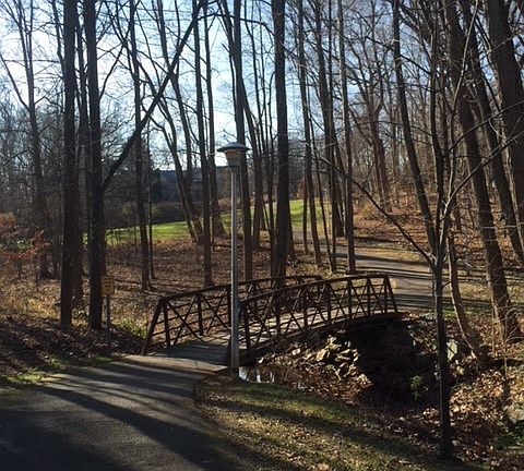 Pathway to train station.