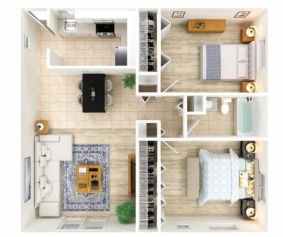 Floor plan B1