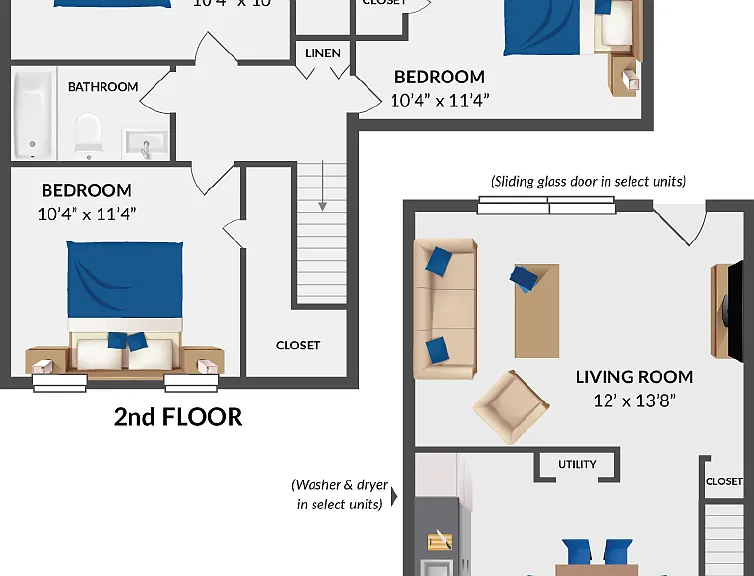 3 Bedroom Townhome 3 Bedroom Townhome