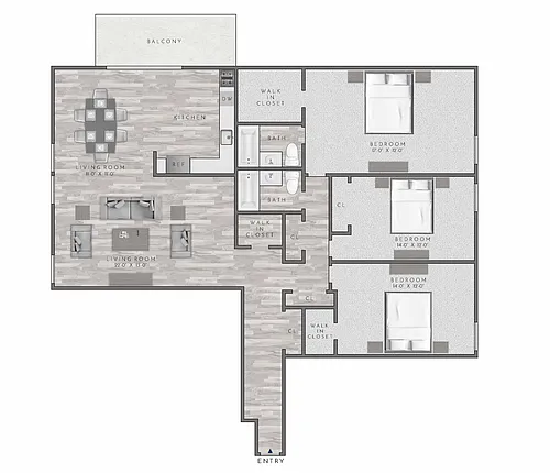 Floor plan C1