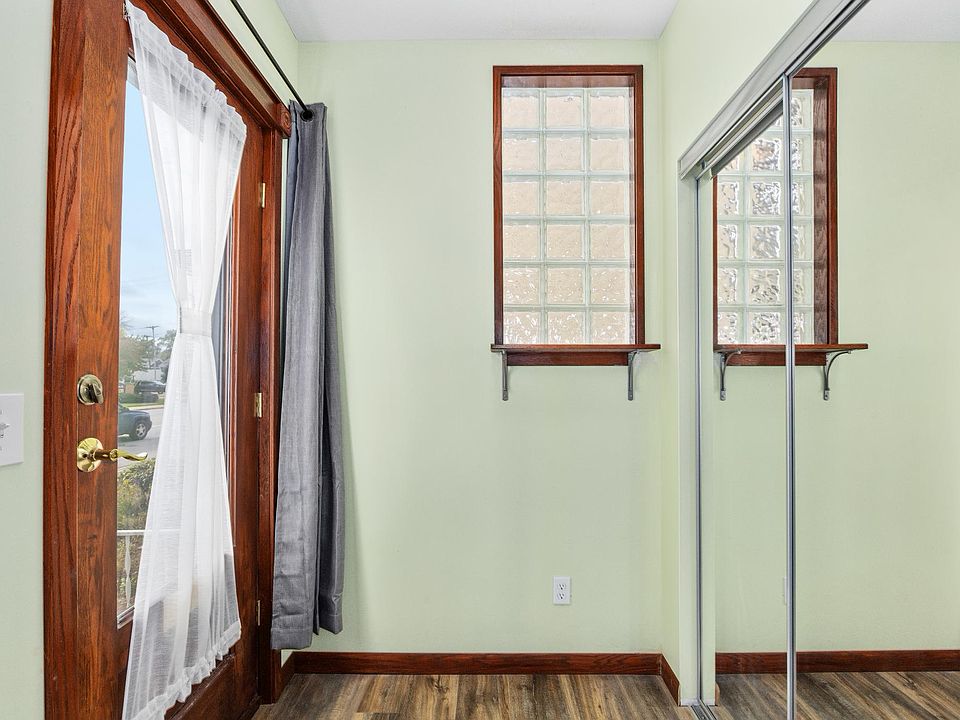 front hall and closet