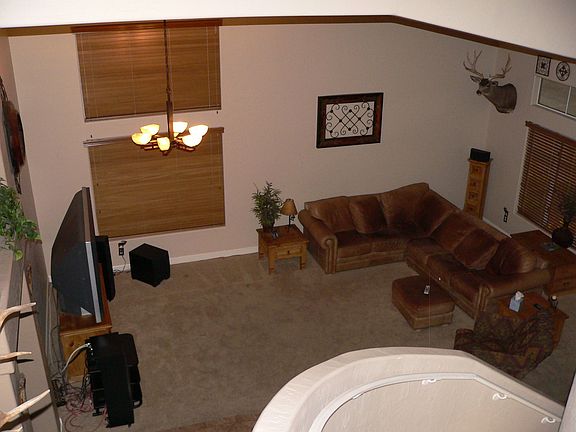 View from landing area upstairs
