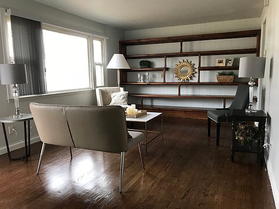 Built-in shelves are a plus.