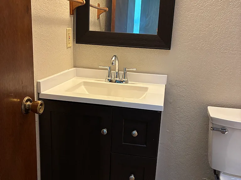 1/2 bath in primary bedroom