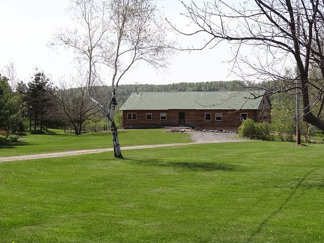 east side of house (front)