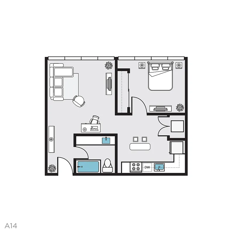 Floor plan A14