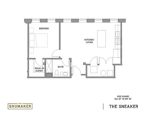 Floor plan The Sneaker