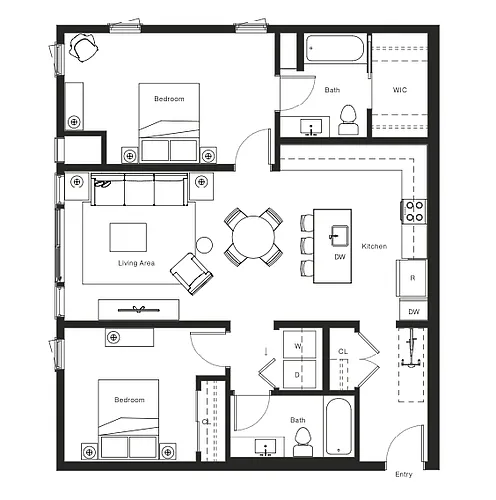 Floor plan B